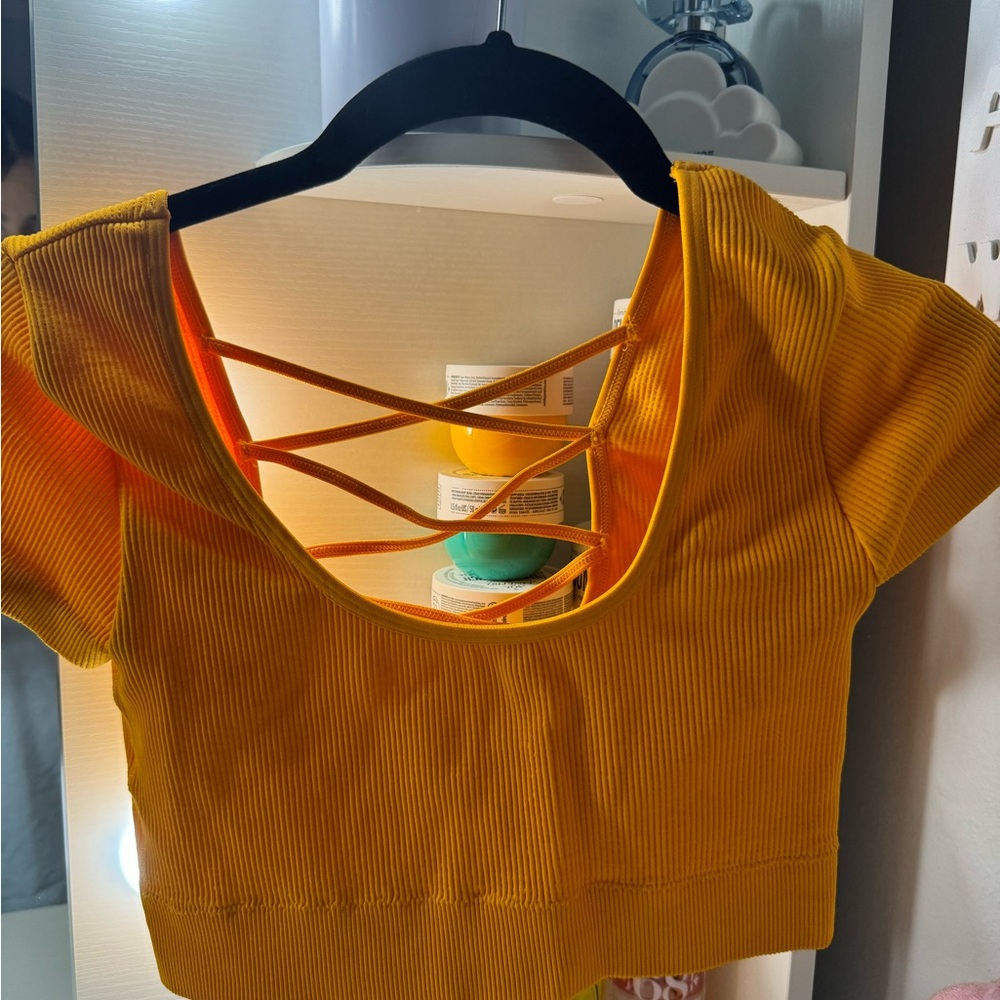 Aerie Cropped Shirt
